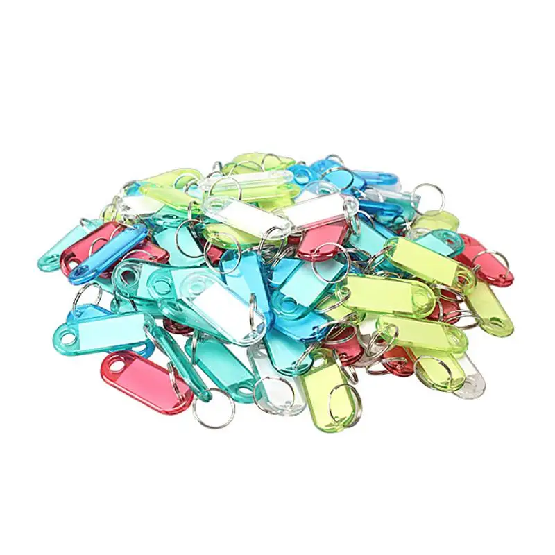 60pcs/set Plastic Keychain Frosted Name Tags Key Tags Luggage Bag Label Key Tags Keychains for Men Women Mix Color
60pcs/set Plastic Keychain Frosted Name Tags Key Tags Luggage Bag Label Key Tags Keychains for Men Women Mix Color