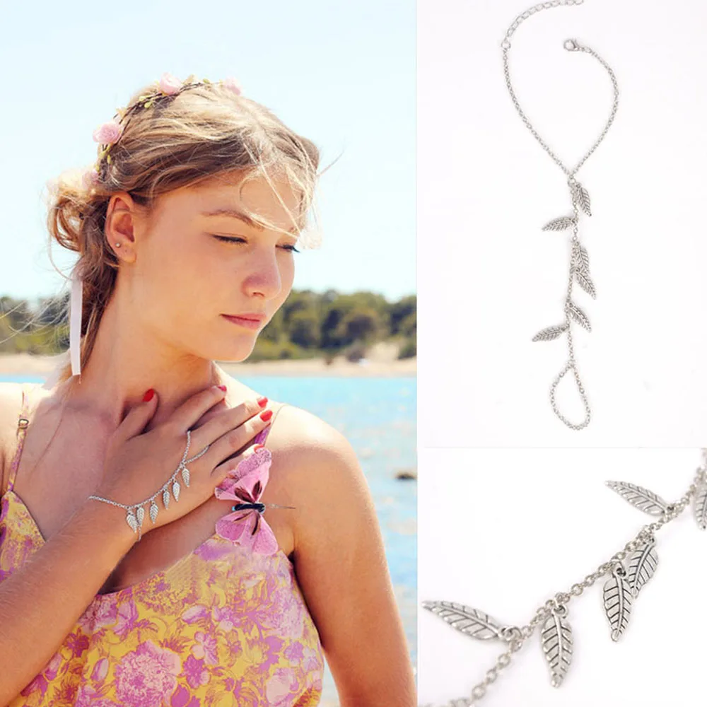 All-match Bracelets Simple Retro Metal Leaf Tassels Fringed Finger Shape Bracelet Hot Sale Gift Women Jewelry Summer
All-match Bracelets Simple Retro Metal Leaf Tassels Fringed Finger Shape Bracelet Hot Sale Gift Women Jewelry Summer