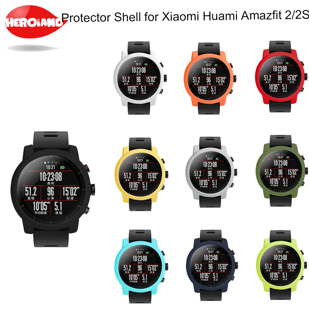 Slim PC Case Cover Protective Frame Shell for Xiaomi Huami Amazfit 2/2S Stratos Colorful Replacement watch protector cases cover
Slim PC Case Cover Protective Frame Shell for Xiaomi Huami Amazfit 2/2S Stratos Colorful Replacement watch protector cases cover