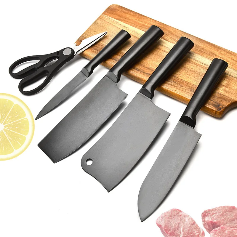 Kitchen Knife Set Chef Knives 5 Pieces High Carbon Stainless Steel Razor Sharp Cutlery Set
Kitchen Knife Set Chef Knives 5 Pieces High Carbon Stainless Steel Razor Sharp Cutlery Set