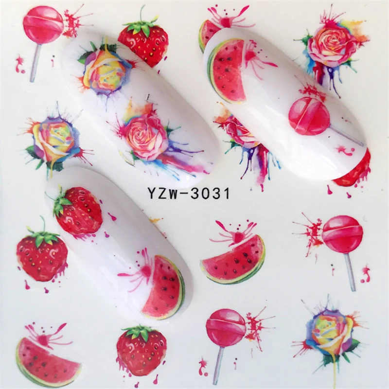 FWC Strawberry / Watermelon / Sydney / Orange / Apple Designs French Nail Water Decals Ar Transfer Stickers Decoration DIY
FWC Strawberry / Watermelon / Sydney / Orange / Apple Designs French Nail Water Decals Ar Transfer Stickers Decoration DIY