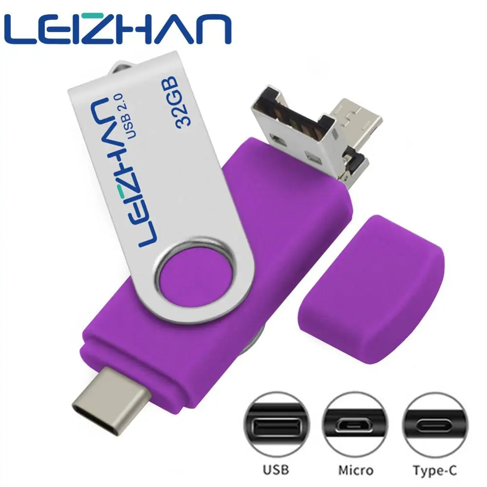 LEIZHAN Android phone OTG USB Flash Drive 128GB S10 S9 S8 S7 S5 P30 Pendrive Note 9 USB C photo stick 64GB micro u disk 32GB 16G
LEIZHAN Android phone OTG USB Flash Drive 128GB S10 S9 S8 S7 S5 P30 Pendrive Note 9 USB C photo stick 64GB micro u disk 32GB 16G