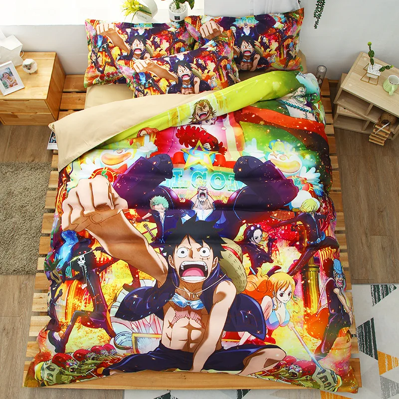 Duvet Cover Cartoon animation One Piece Naruto 3pcs British Style Family student dormitory Quilt cover pillowcase Home Textile
Duvet Cover Cartoon animation One Piece Naruto 3pcs British Style Family student dormitory Quilt cover pillowcase Home Textile