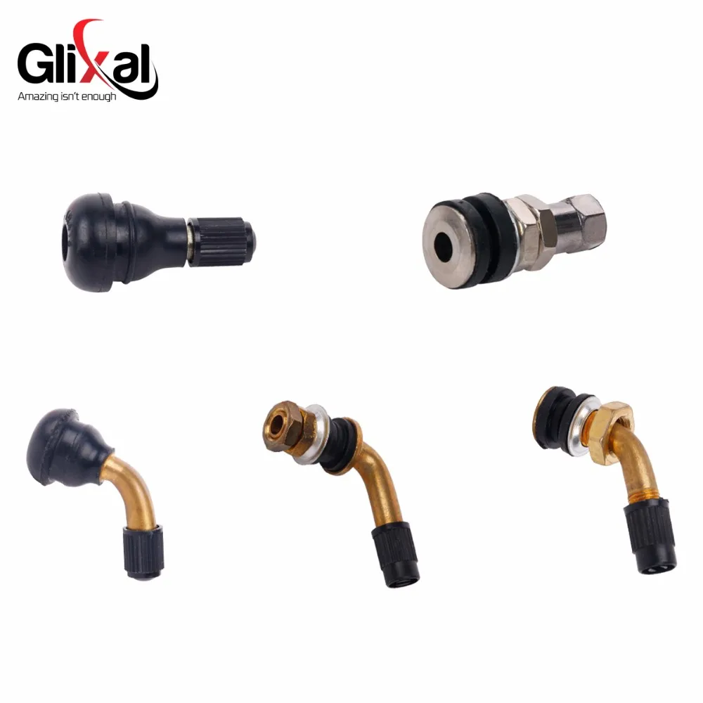 Glixal Universal Tyre Valve Stem for Scooter Moped Motorcycle ATV Go-Kart Tricycle Bicycle Pocket Bike Dirt Bike Tubeless Tires
Glixal Universal Tyre Valve Stem for Scooter Moped Motorcycle ATV Go-Kart Tricycle Bicycle Pocket Bike Dirt Bike Tubeless Tires