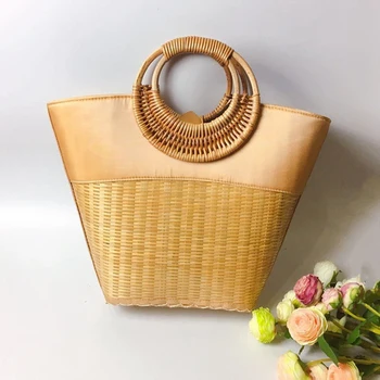 Thai Version Of Fashion Handmade Bag Handbag Handbag Rattan Bag Handbag Retro Beach Bag Travel Holiday Package
Thai Version Of Fashion Handmade Bag Handbag Handbag Rattan Bag Handbag Retro Beach Bag Travel Holiday Package