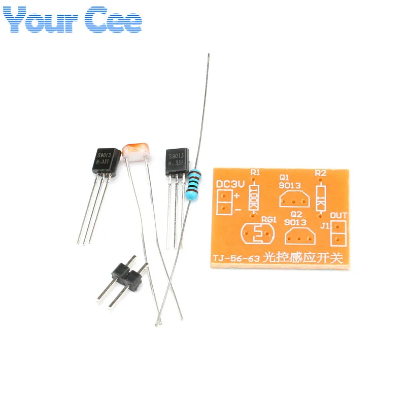 10pcs DIY Kit Light Control Sensor Switch Electronic kit Photosensitive Induction Switch for Integrated Circuit DC 3V
10pcs DIY Kit Light Control Sensor Switch Electronic kit Photosensitive Induction Switch for Integrated Circuit DC 3V