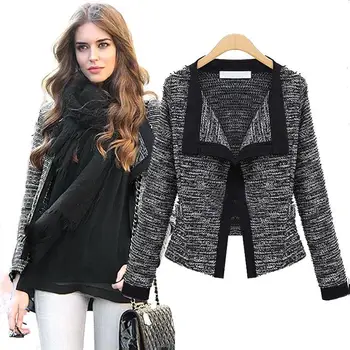Nice Women Cardigan Coat Loose Long-Sleeve Knit Women Fashion Sweater Winter Cardigans Coat Striped Black Beige
Nice Women Cardigan Coat Loose Long-Sleeve Knit Women Fashion Sweater Winter Cardigans Coat Striped Black Beige