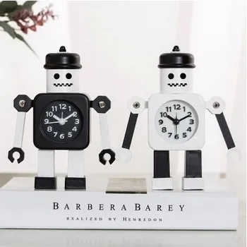 child Cartoon robot Creative alarm clock Personality mute clock Small alarm clock Student bedside alarm metal
child Cartoon robot Creative alarm clock Personality mute clock Small alarm clock Student bedside alarm metal
