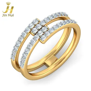 Jinhui Women The Diacere Ring Solid 18K Yellow 750 Gold 0.432CT Natural Diamond Jewelry Free Engraving
Jinhui Women The Diacere Ring Solid 18K Yellow 750 Gold 0.432CT Natural Diamond Jewelry Free Engraving