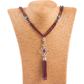 Genuine Natural Red Garnet Crystal Round Beads Women Nice Sweater Long Necklace 65MM
Genuine Natural Red Garnet Crystal Round Beads Women Nice Sweater Long Necklace 65MM