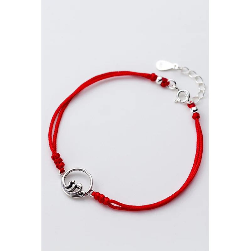 La MaxZa Red Thread 925 Sterling Silver Vows Sea Mountain Bracelets For Women Rope Chain Friends Women Bracelet Classic Black
La MaxZa Red Thread 925 Sterling Silver Vows Sea Mountain Bracelets For Women Rope Chain Friends Women Bracelet Classic Black