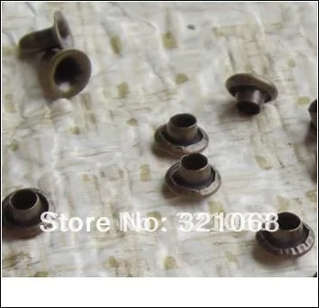 

500 sets to send installation tools 5 mm Straw hat rivets Cowboy decorative nails Metallic silver Material: Copper