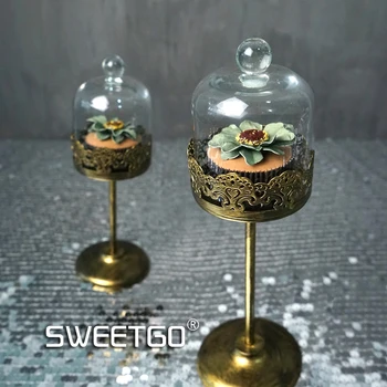 Golden Iron Mini Round Wedding Party Decorative Cake Stands Dessert Fruit Plates Pan with Glass Cover baking pastry tools #51120
Golden Iron Mini Round Wedding Party Decorative Cake Stands Dessert Fruit Plates Pan with Glass Cover baking pastry tools #51120