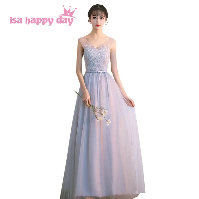 cute 8th grade formal new arrivals 2019 women lace illusion neck gray dresses sweet 16 graduation ball gown dress H4198
cute 8th grade formal new arrivals 2019 women lace illusion neck gray dresses sweet 16 graduation ball gown dress H4198