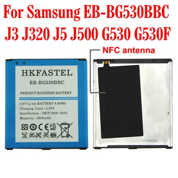 HKFASTEL New EB-BG530BBC Battery With NFC For Samsung Galaxy J3 J320 J5 J500 J500H J500F Grand Prim G530 G530F G530FZ G530H
HKFASTEL New EB-BG530BBC Battery With NFC For Samsung Galaxy J3 J320 J5 J500 J500H J500F Grand Prim G530 G530F G530FZ G530H