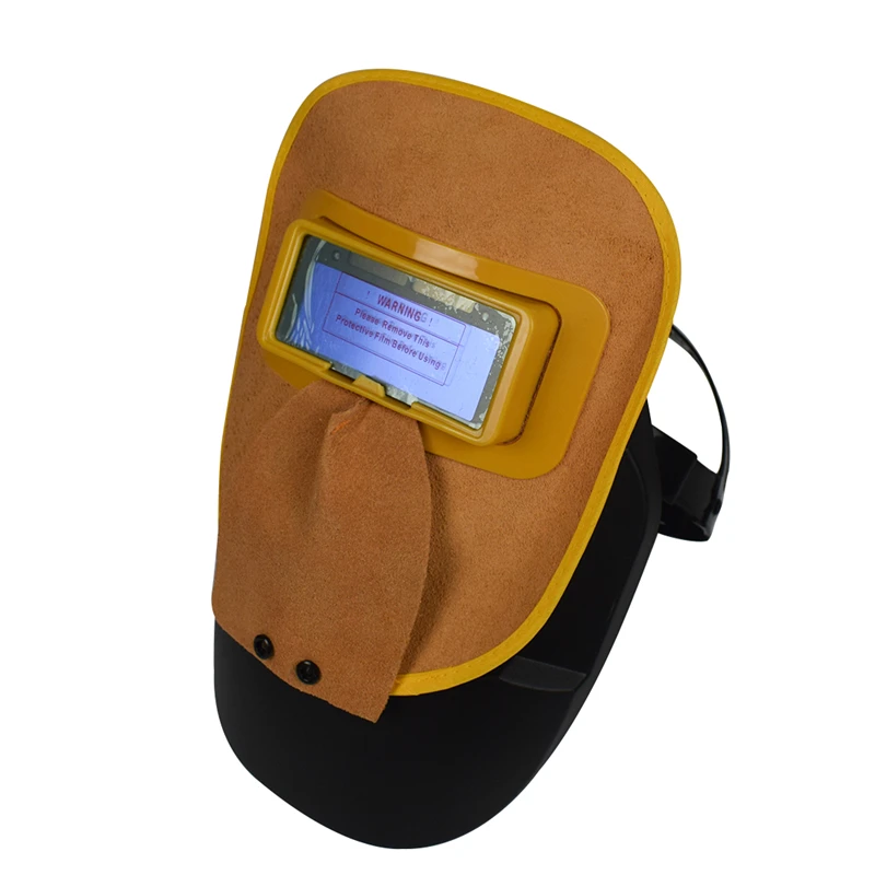 Protable Leather Solar Auto Darkening Filter Lens Hood Welding Helmet Mask Welder Eyes Leather Mask Welder Goggles
Protable Leather Solar Auto Darkening Filter Lens Hood Welding Helmet Mask Welder Eyes Leather Mask Welder Goggles
