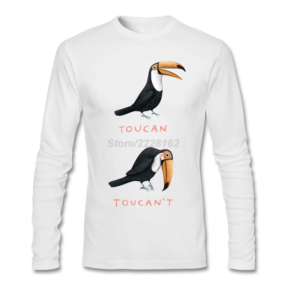 Мужские повседневные футболки Toucan с рисунком птиц одеяло рубашка официальная