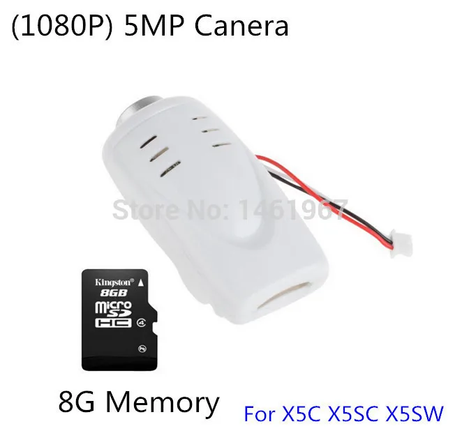 New Syma X5C X5 X5C X5SC X5SW 5.0MP HD Camera & 8GB Memory SD Card for Syma 2.4G 4CH RC Quadcopter
New Syma X5C X5 X5C X5SC X5SW 5.0MP HD Camera & 8GB Memory SD Card for Syma 2.4G 4CH RC Quadcopter