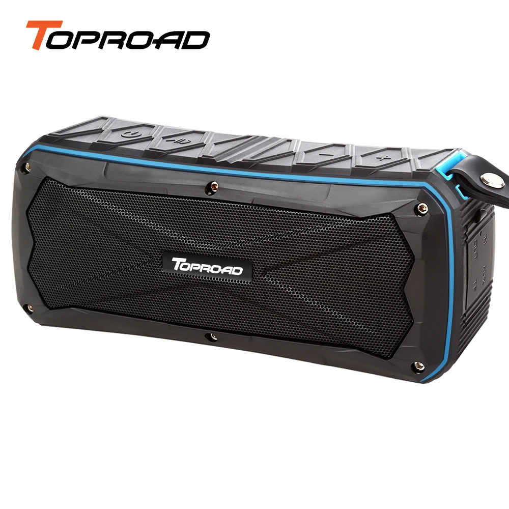 TOPROAD Waterproof IP66 Bluetooth Speaker Portable Outdoor Power Bank Speakers Wireless Stereo Music Player Support TF card AUX
TOPROAD Waterproof IP66 Bluetooth Speaker Portable Outdoor Power Bank Speakers Wireless Stereo Music Player Support TF card AUX