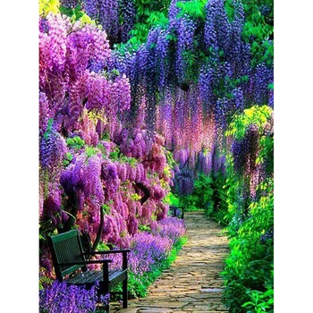 DIY 5D Diamond Painting Mosaic Scenery Quiet Path & Purple Tree Handmade Diamond Cross stitch Set Diamond Embroidery KBL
DIY 5D Diamond Painting Mosaic Scenery Quiet Path & Purple Tree Handmade Diamond Cross stitch Set Diamond Embroidery KBL