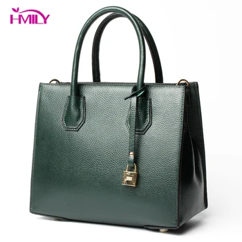 HMILY Women Bag Europe Style Female Handbag Fashion Genuine Leather Shoulder Bag Ladies Lock Design Tote Package Women
HMILY Women Bag Europe Style Female Handbag Fashion Genuine Leather Shoulder Bag Ladies Lock Design Tote Package Women