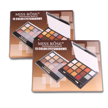 MISS ROSE15 color pearlescent matte eye shadow foreign trade hot eye shadow disc makeup
MISS ROSE15 color pearlescent matte eye shadow foreign trade hot eye shadow disc makeup