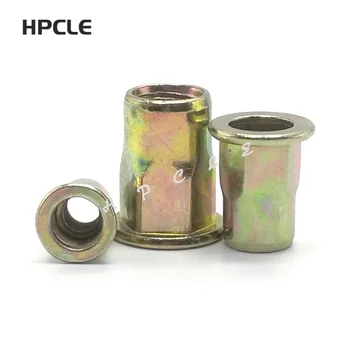 5-10pcs 20pcs M4 M5 M6 M8 M10 M12 Carbon steel half hex Rivet nut Metric thread steel with zinc hex rivet nut rivnut Inserts Nut
5-10pcs 20pcs M4 M5 M6 M8 M10 M12 Carbon steel half hex Rivet nut Metric thread steel with zinc hex rivet nut rivnut Inserts Nut