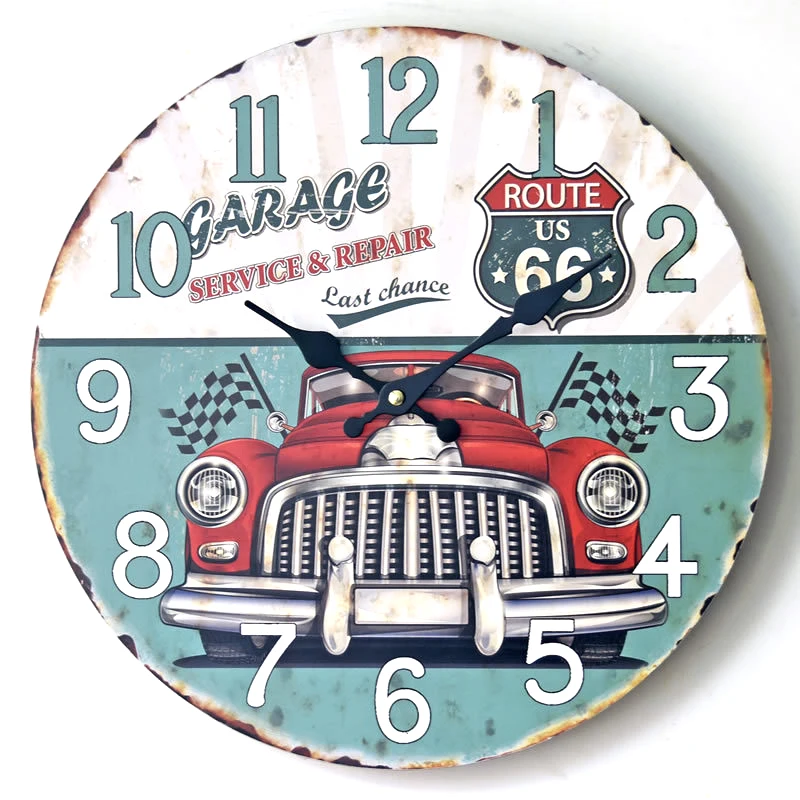 ROUTE US 66 Europe Retro Classic Gran Torino Wall Clocks Mute Rimless Single Face Digital Clock Home Decor
ROUTE US 66 Europe Retro Classic Gran Torino Wall Clocks Mute Rimless Single Face Digital Clock Home Decor