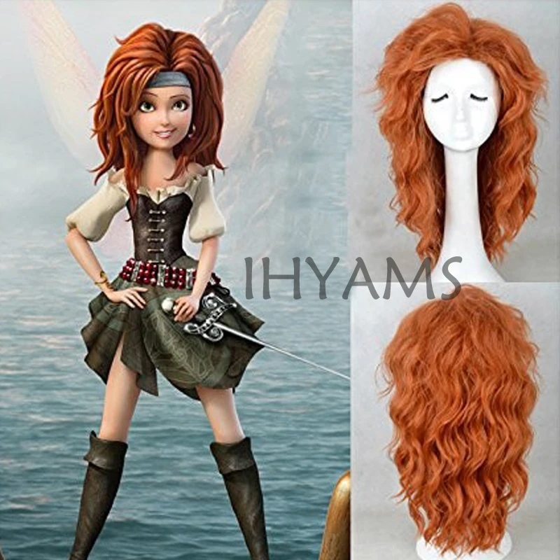 The Pirate Fairy Meet Zarina Cosplay Wig Halloween Costume Halloween Orange Curly Syntehtic Party Wig + Wig Cap
The Pirate Fairy Meet Zarina Cosplay Wig Halloween Costume Halloween Orange Curly Syntehtic Party Wig + Wig Cap