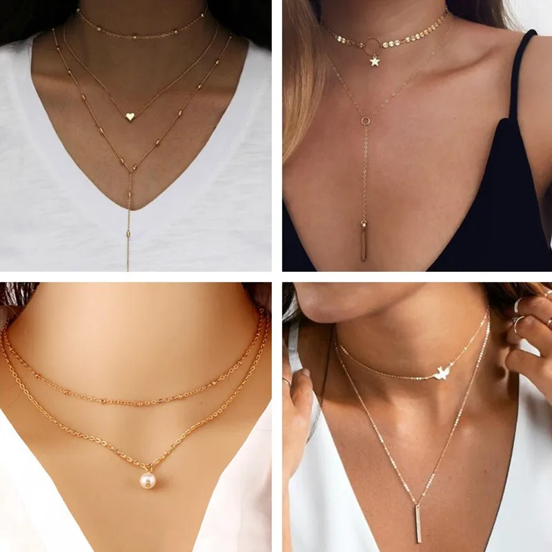 Seblasy Simple Style Feather Leaves Moon Star Heart Crystal Infinity Chain Necklaces & Pendants for Women Valentine's Day Gifts
Seblasy Simple Style Feather Leaves Moon Star Heart Crystal Infinity Chain Necklaces & Pendants for Women Valentine's Day Gifts