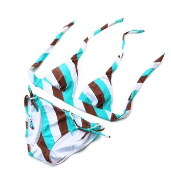 Women Striped Bikini Bandage Swimsuit girl Triangle Bra Tanga Bottom Swimwear Sexy Bathing Suit Summer Girl's Swimming Top
Women Striped Bikini Bandage Swimsuit girl Triangle Bra Tanga Bottom Swimwear Sexy Bathing Suit Summer Girl's Swimming Top