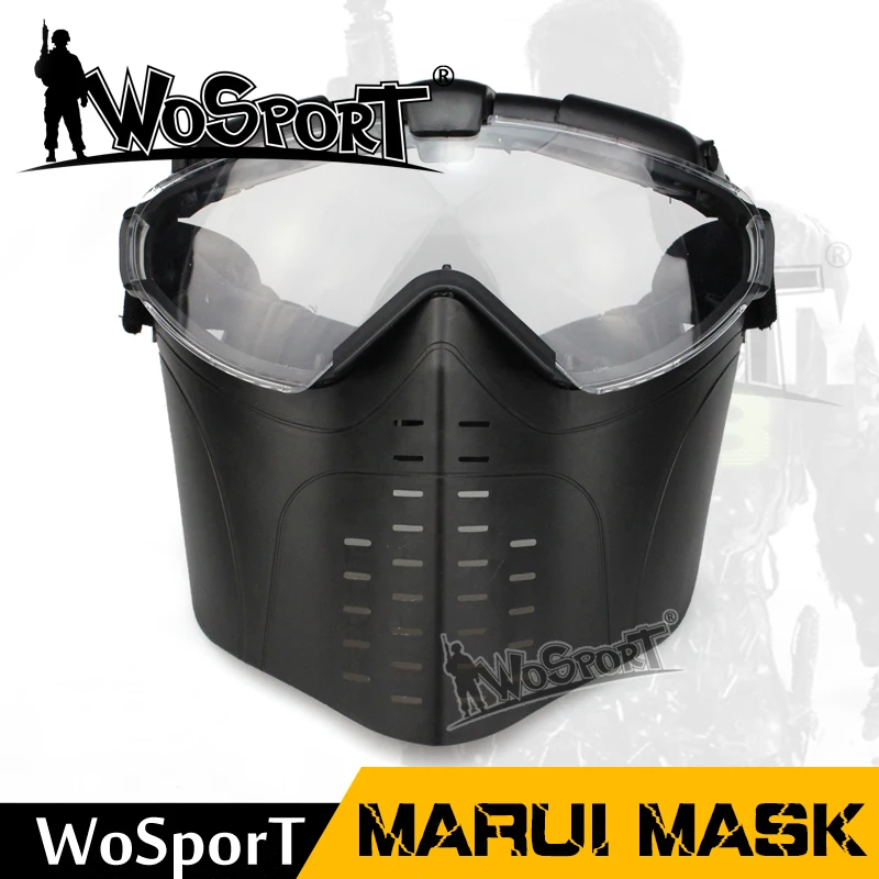 MA-24 Анти-туман полный уход за кожей лица тактический маска с вентилятором для