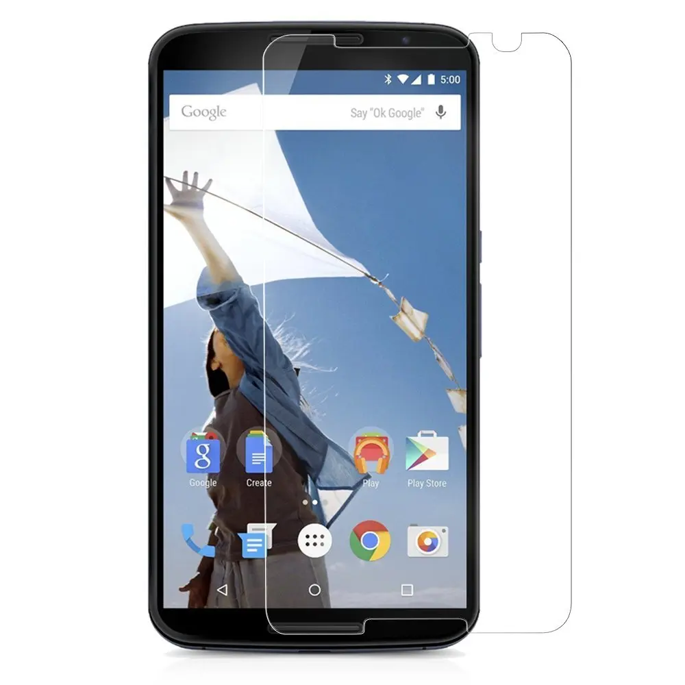 

for Motorola Google Nexus 6 Premium Tempered Glass Screen Protector Ultra Thin Clear Explosion-proof Protective Film