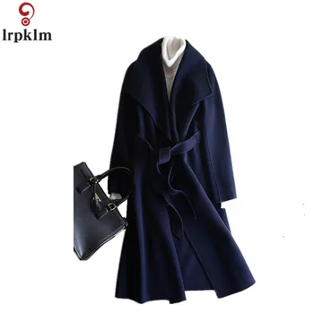 Wool Jacket Women Double Side Sheep Wool Coat Long Jackets For Ladies Elegant Winter Autumn Outwear Coats 2018 Loose Belt CH592
Wool Jacket Women Double Side Sheep Wool Coat Long Jackets For Ladies Elegant Winter Autumn Outwear Coats 2018 Loose Belt CH592
