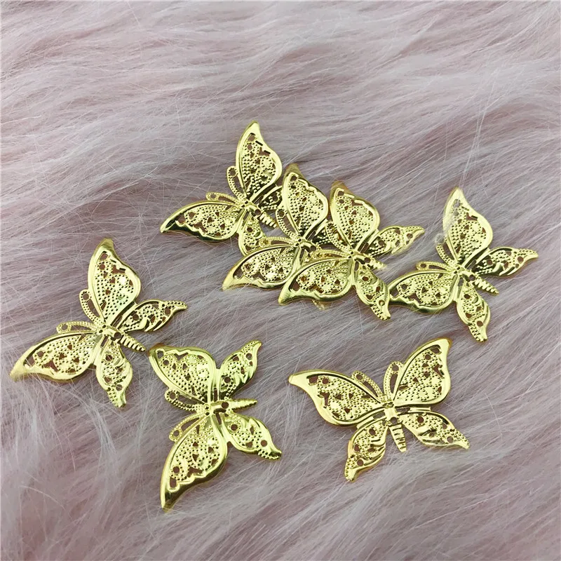 100Pcs Butterfly Filigree Wraps Gold Metal Connectors Crafts For Jewelry Making DIY Accessories Charm Pendant Filigree 38x26mm
100Pcs Butterfly Filigree Wraps Gold Metal Connectors Crafts For Jewelry Making DIY Accessories Charm Pendant Filigree 38x26mm