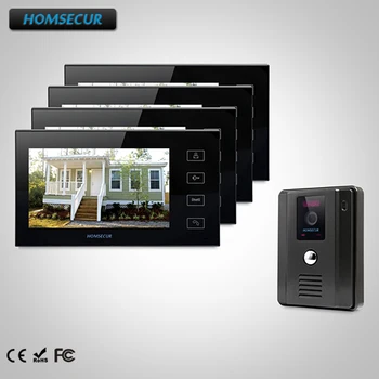 HOMSECUR 7" Hands-free Video Door Phone Intercom System Electric Lock Supported TC011-B Camera +TM704-B Monitor Black
HOMSECUR 7" Hands-free Video Door Phone Intercom System Electric Lock Supported TC011-B Camera +TM704-B Monitor Black
