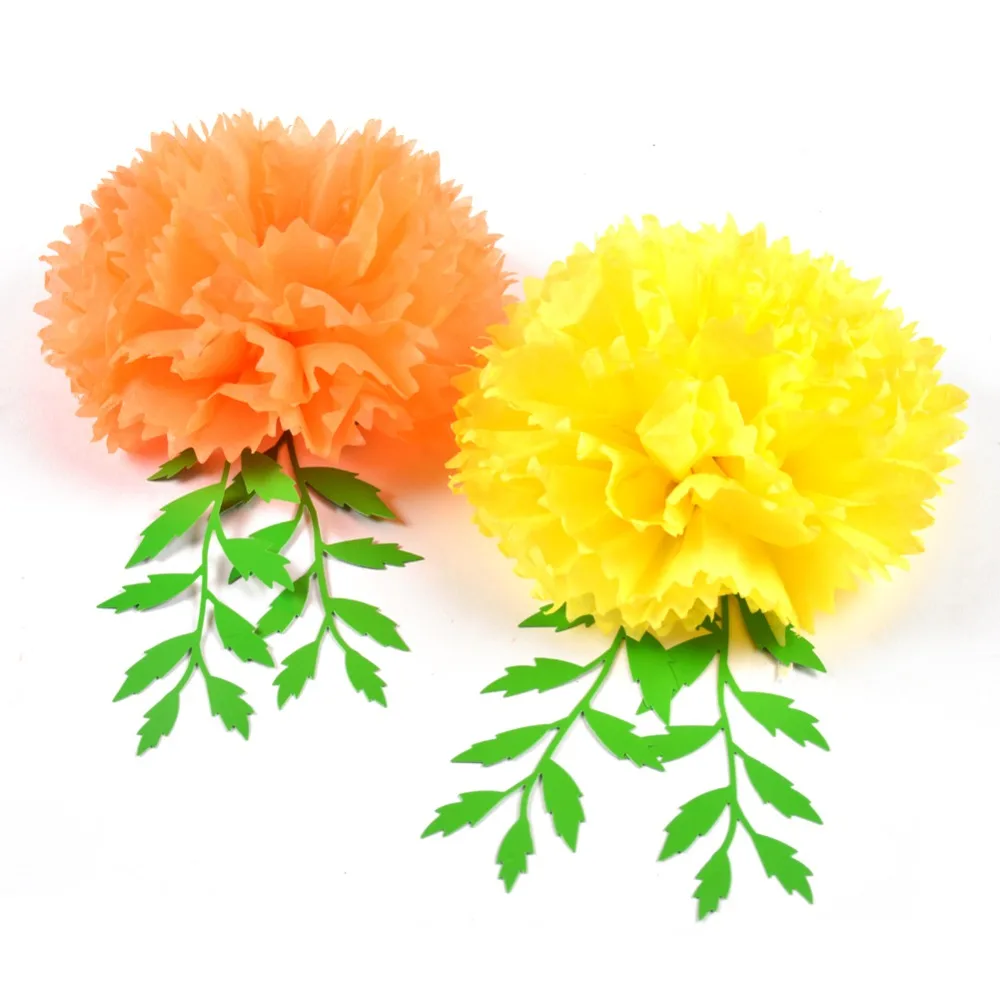 Day of the Dead Marigold Hanging Paper Flowers Leaves Yellow Orange Pom Poms DIY Crafts Halloween Party Mexican Holiday Decor
Day of the Dead Marigold Hanging Paper Flowers Leaves Yellow Orange Pom Poms DIY Crafts Halloween Party Mexican Holiday Decor