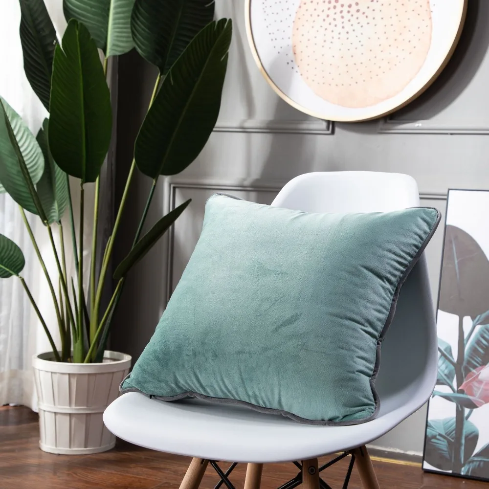 Luxury Velvet Tassel Trim Cushion Cover Pillow Case Light Green Cotton Matte Velvet Pillow Decor Pillow
Luxury Velvet Tassel Trim Cushion Cover Pillow Case Light Green Cotton Matte Velvet Pillow Decor Pillow