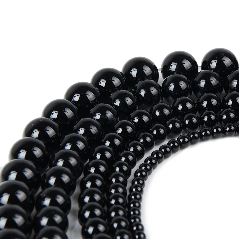 High Quality Natural Black Agate Beads Round Loose Beads For Making Women Men Jewelry 4 6 8 10 12mm Pick Size
High Quality Natural Black Agate Beads Round Loose Beads For Making Women Men Jewelry 4 6 8 10 12mm Pick Size