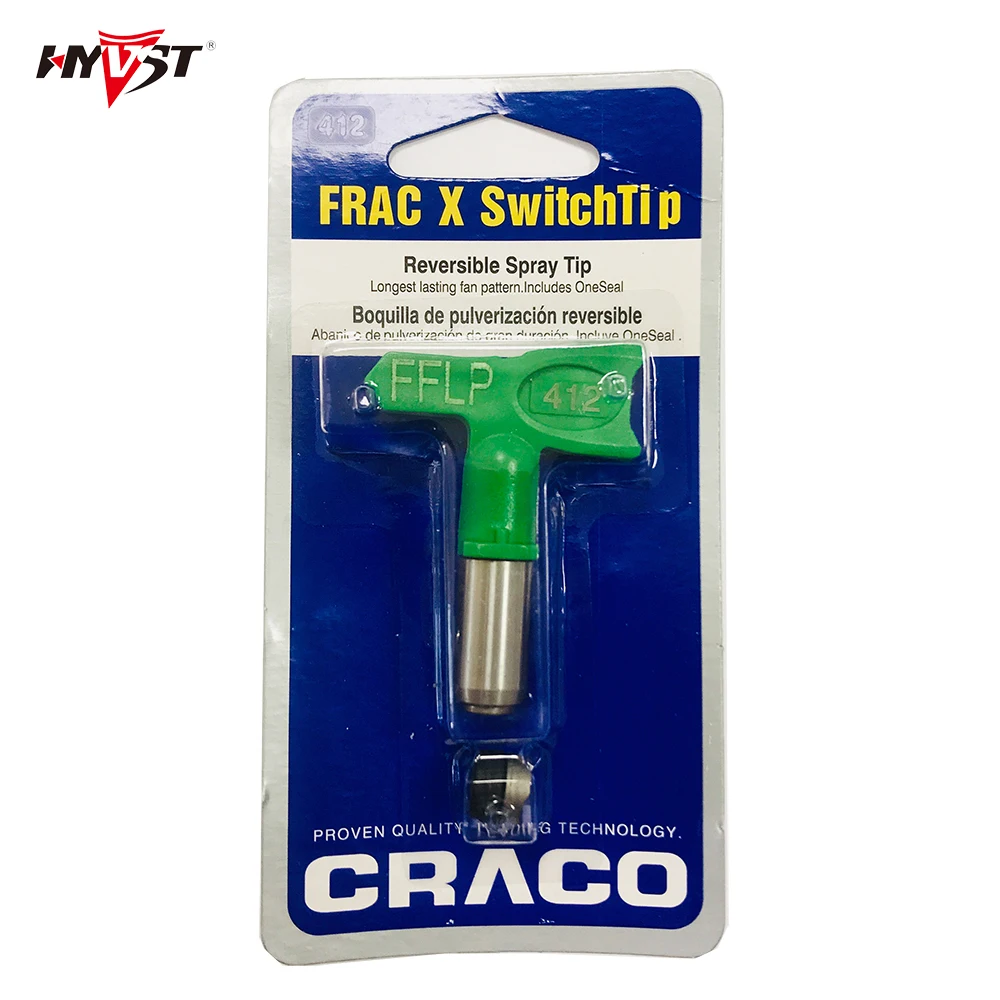 Airless tips G-FFLP412/ FRAC412 nozzle Fine Finish Low Pressure Tip for Airless Paint Spray Guns
Airless tips G-FFLP412/ FRAC412 nozzle Fine Finish Low Pressure Tip for Airless Paint Spray Guns