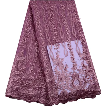 Latest Nigerian French Mesh Lace Fabric Embroidered High Quality African Lace Fabric Onion Color Lace Fabric For Party Y1423
Latest Nigerian French Mesh Lace Fabric Embroidered High Quality African Lace Fabric Onion Color Lace Fabric For Party Y1423