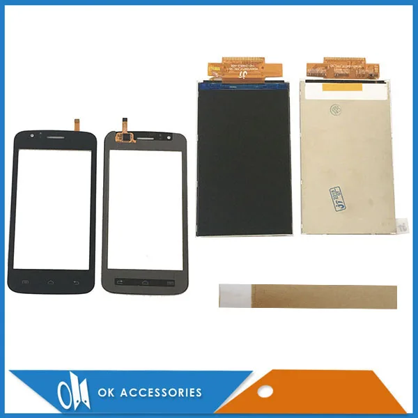 

100% Tested For Explay Atom Separate LCD Display Screen With Touch Screen Digitizer Replacement Black Color With Tape