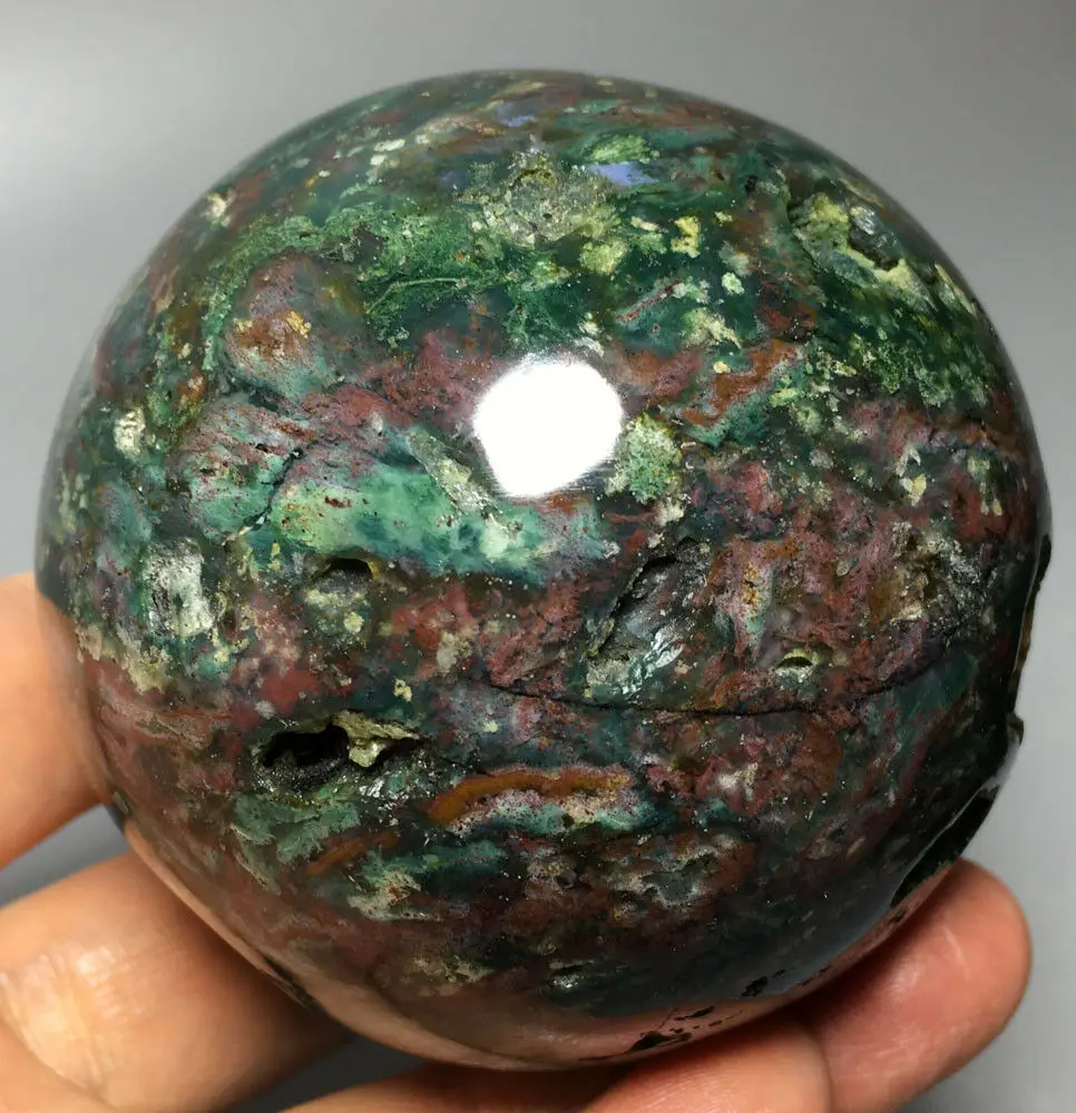 541g NATURAL OCEAN JASPER ball QUARTZ CRYSTAL sphere HEALING wedding souvenirs guests
541g NATURAL OCEAN JASPER ball QUARTZ CRYSTAL sphere HEALING wedding souvenirs guests