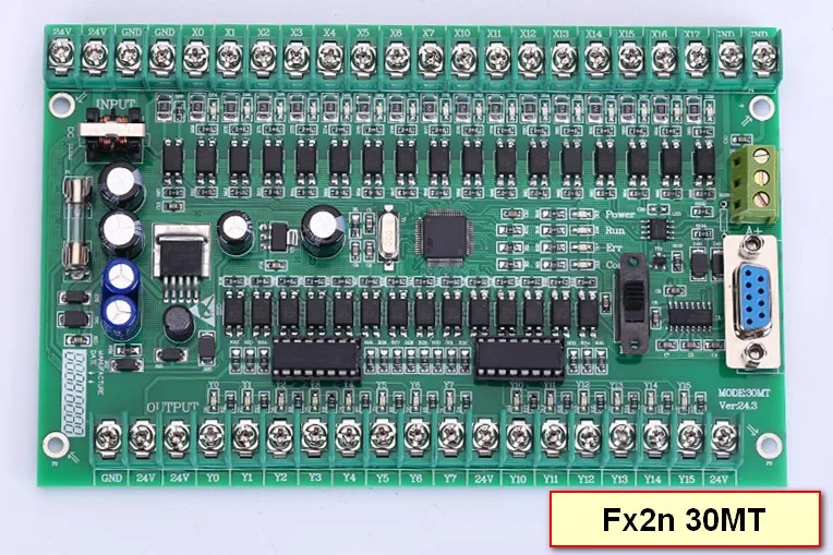 motor controller plc Programmable Logic Controller Single board plc FX2N 30MT ,STM32 66 input point & 14 output point
motor controller plc Programmable Logic Controller Single board plc FX2N 30MT ,STM32 66 input point & 14 output point