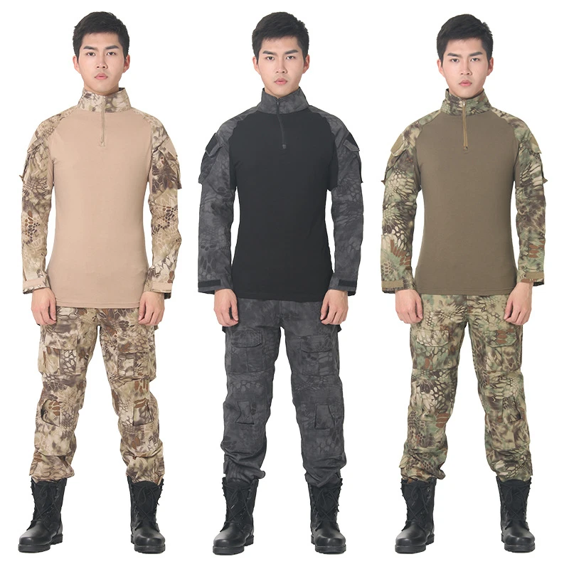 Hot CS Equipment Frog Suit With Protective Gear Men Outdoor Hiking Tactical Jacket Suit Military Camping Trekking Training Suits
Hot CS Equipment Frog Suit With Protective Gear Men Outdoor Hiking Tactical Jacket Suit Military Camping Trekking Training Suits