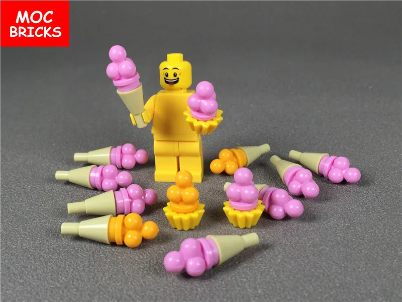 10 sets/lot MOC Bricks Food &Drink DIY Ice Cream Scoops NEW fit with 6254 Educational Building blocks toys bricks kids gifts
10 sets/lot MOC Bricks Food &Drink DIY Ice Cream Scoops NEW fit with 6254 Educational Building blocks toys bricks kids gifts