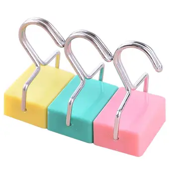 3 pcs Magnetic Hooks Creative Rectangular Colorful Relocatable Household Supplies Traceless Hook for Stove Refrigerator Cabinet
3 pcs Magnetic Hooks Creative Rectangular Colorful Relocatable Household Supplies Traceless Hook for Stove Refrigerator Cabinet