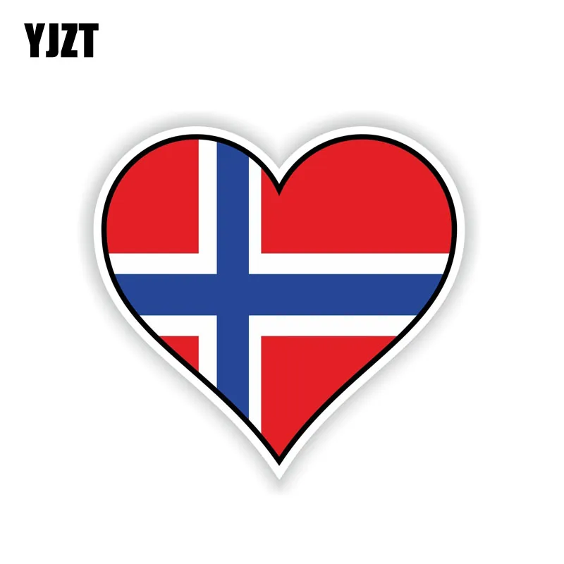 YJZT 12.6CM*11.6CM Personality NORWAY HEART Flag Car Sticker PVC Decal Helmet Accessories 6-2229
YJZT 12.6CM*11.6CM Personality NORWAY HEART Flag Car Sticker PVC Decal Helmet Accessories 6-2229