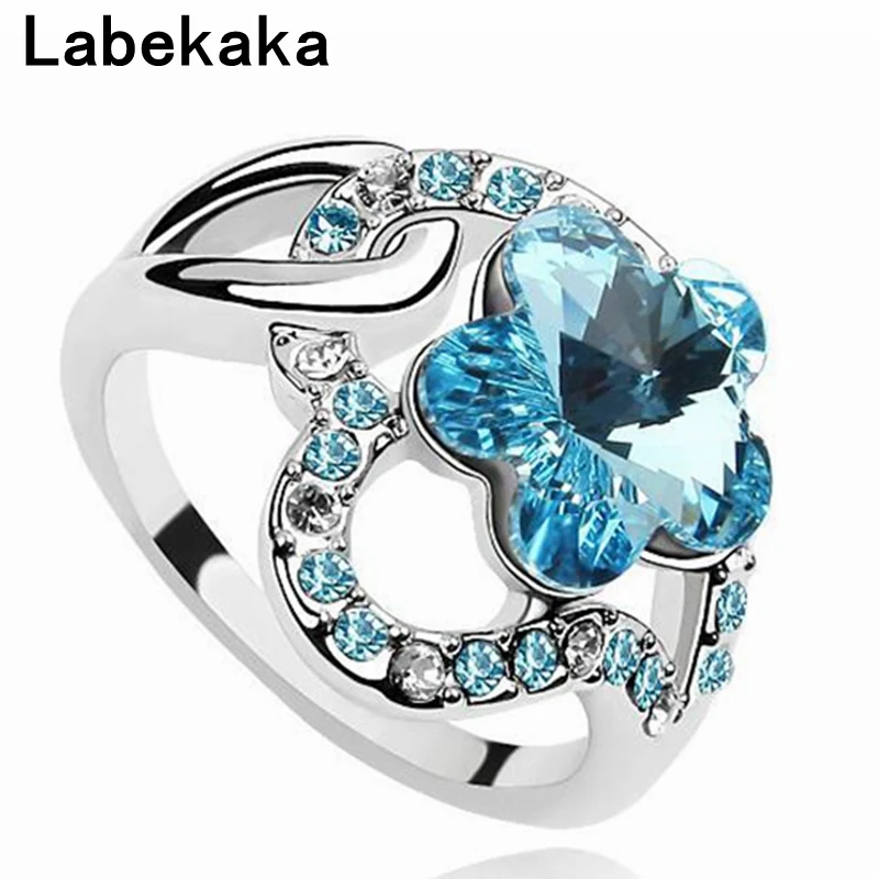 Labekaka Fashion Jewelry embellished with Crystal from Swarovski Womens Engagement Rings Accessories Female Ladies Gift
Labekaka Fashion Jewelry embellished with Crystal from Swarovski Womens Engagement Rings Accessories Female Ladies Gift