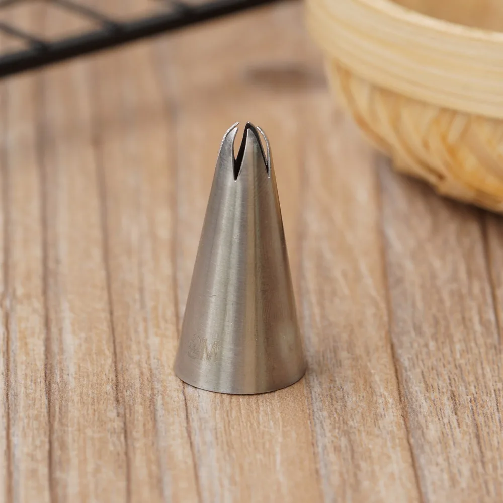 #2M Piping Nozzle Decor Icing Tip Cream Flower Rose Tips Fondant Baking Tool Cake Cupcake Decor Stainless Steel
#2M Piping Nozzle Decor Icing Tip Cream Flower Rose Tips Fondant Baking Tool Cake Cupcake Decor Stainless Steel